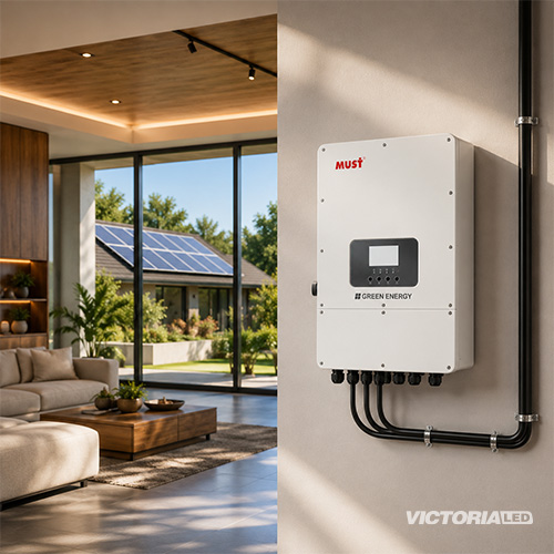SOLAR INVERSOR 6KW FASE DIVIDA DC48V MPPT15A*2 ON/OFF HIBRIDO