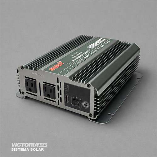 SOLAR INVERSOR ONDA SINUSOIDAL PURA 1KW 12VDC