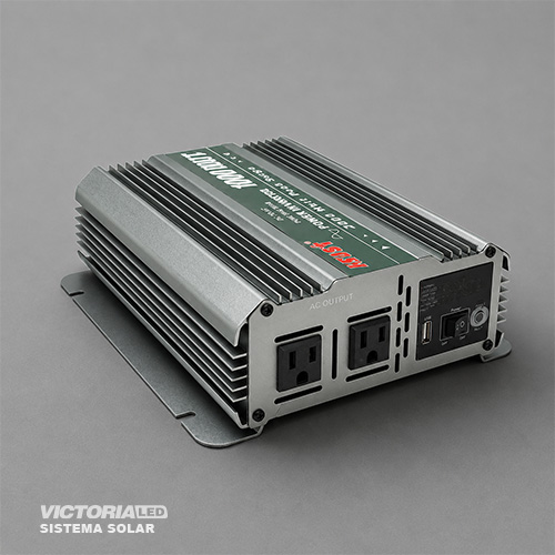 SOLAR INVERSOR ONDA SINUSOIDAL PURA 1KW 12VDC