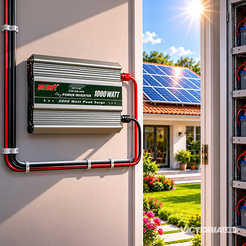 SOLAR INVERSOR ONDA SINUSOIDAL PURA 1KW 12VDC