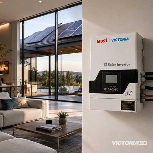 SOLAR INVERSOR 1KW 120VAC 12VDC MPPT60A OFF GRID