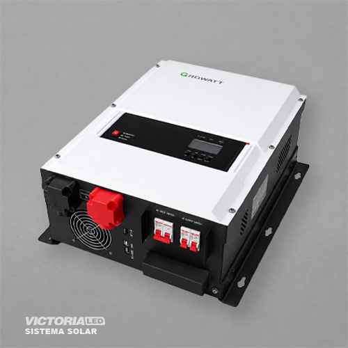 SOLAR INVERSOR 6KW FASE DIVIDA DC48V MPPT80A OFF GRID