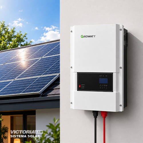 SOLAR INVERSOR 6KW FASE DIVIDA DC48V MPPT80A OFF GRID