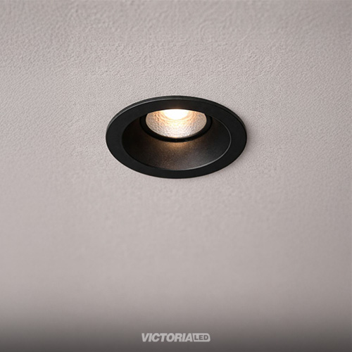 CARCASA REDONDA 85X35MM NEGRA 100U/C