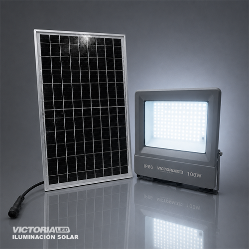 SOLAR REFLECTOR MULTIPUNTO 100W 3 TONOS DE LUZ