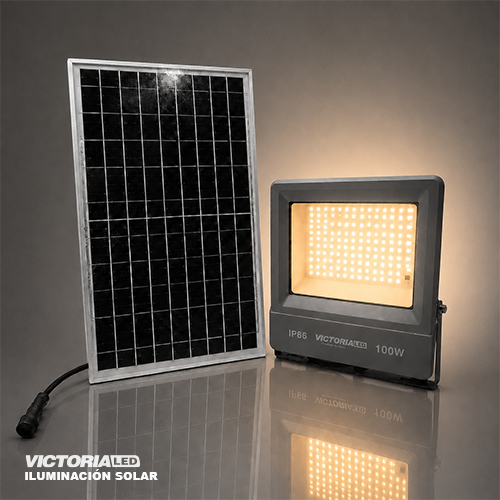 SOLAR REFLECTOR MULTIPUNTO 100W 3 TONOS DE LUZ