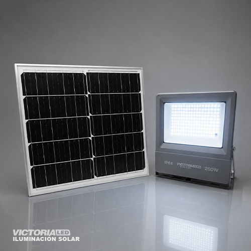 SOLAR REFLECTOR MULTIPUNTO 200W 3 TONOS DE LUZ
