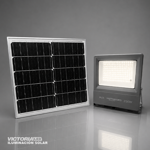 SOLAR REFLECTOR MULTIPUNTO 200W 3 TONOS DE LUZ