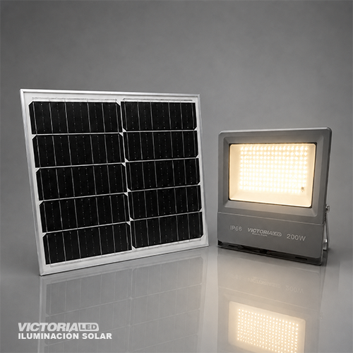 SOLAR REFLECTOR MULTIPUNTO 200W 3 TONOS DE LUZ