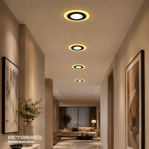 VICTORIA LED PANEL EMP RED 3W+3W AMARILLO 100U/C