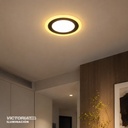 VICTORIA LED PANEL EMP RED 6W+3W AMARILLO 50U/C