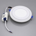 VICTORIA LED PANEL EMP RED 6W+3W AZUL 50U/C