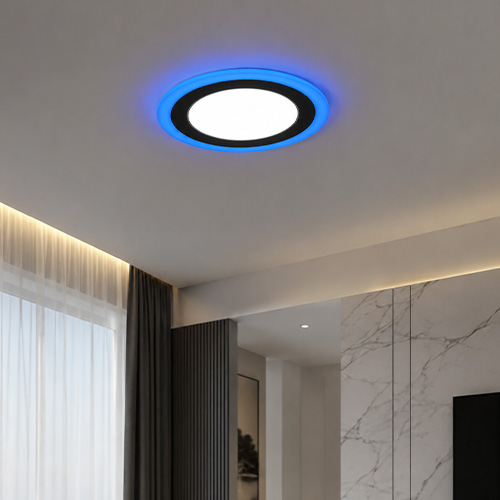VICTORIA LED PANEL EMP RED 6W+3W AZUL 50U/C