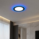 VICTORIA LED PANEL EMP RED 6W+3W AZUL 50U/C