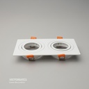 CARCASA CUADRADA 172X92X30MM BLANCO 50U/C