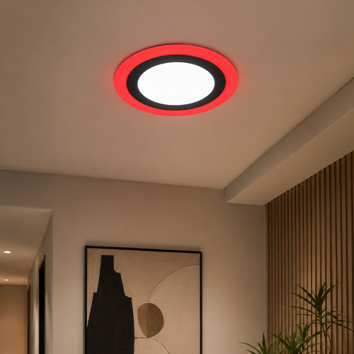VICTORIA LED PANEL EMP RED 12W+4W ROJO 100U/C
