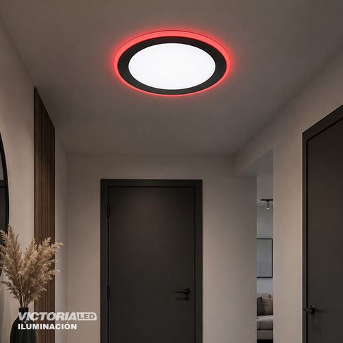 VICTORIA LED PANEL EMP RED 18W+6W ROJO 100U/C