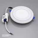 VICTORIA LED PANEL EMP RED 6W+3W ROJO 100U/C