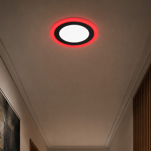 VICTORIA LED PANEL EMP RED 6W+3W ROJO 100U/C