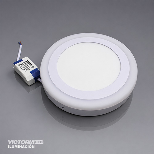 VICTORIA LED PANEL SOB RED 12W+4W AMARILLO 30U/C