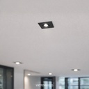 CARCASA CUADRADA 92X92X30MM NEGRA 100U/C