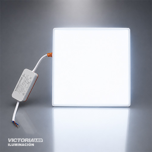 VICTORIA LED PANEL SIN BORDE 6500k 24W SOBREPUESTO CUADRADO 20U/C