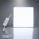 VICTORIA LED PANEL SIN BORDE 6500k 24W SOBREPUESTO CUADRADO 20U/C