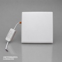 VICTORIA LED PANEL SIN BORDE 6500k 24W SOBREPUESTO CUADRADO 20U/C