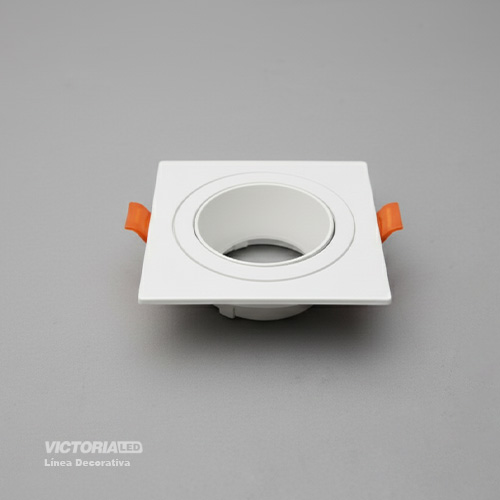 CARCASA CUADRADA 92X92X30MM BLANCO 100U/C