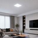 VICTORIA LED PANEL SIN BORDE 6500k 36W SOBREPUESTO CUADRADO 10U/C