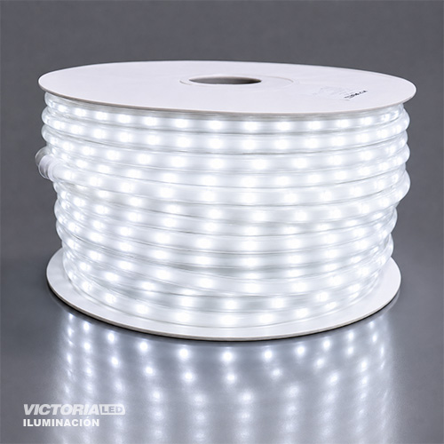 MANGUERA LED COB 6500K 8MM AC110V 12W/M IP68 100M/ROLL