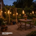 FOCO LED DECORATIVO VINTAGE 8W E27 110V AMBAR 100U/C
