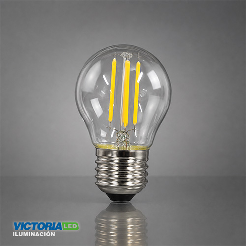 FOCO LED DECORATIVO VINTAGE 4W E27 110V TRANSPARENTE 100U/C