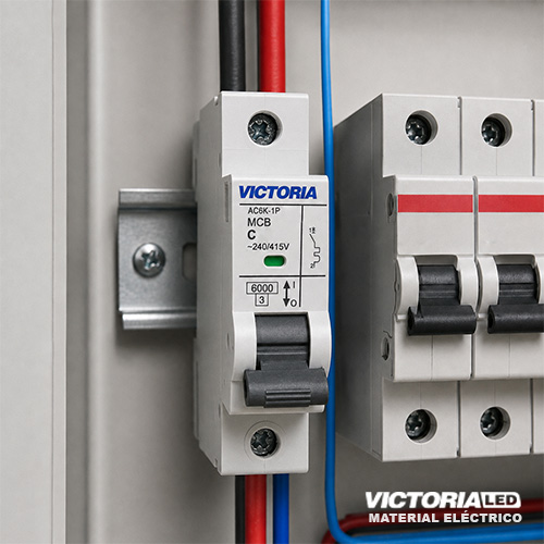 BREAKER VICTORIA LED AC 6K 1P 16A 12U/C