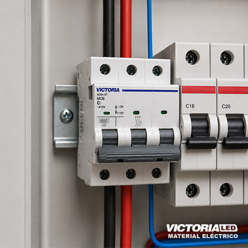 BREAKER VICTORIA LED AC 6K 3P 25A 4U/C