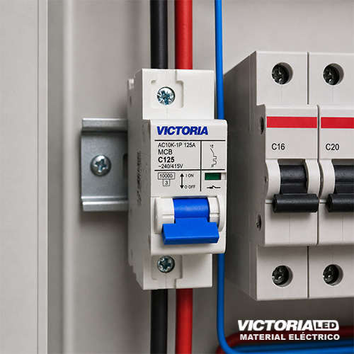 BREAKER VICTORIA LED AC 10K 1P 80A 12U/C