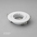 CARCASA REDONDA 94X38MM BLANCA 100U/C