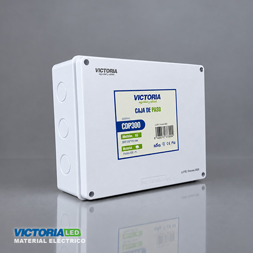VICTORIA LED CAJA DE PASO 300X250X120MM 20U/C