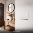 INTERRUPTOR SIMPLE GRANDE CONMUTABLE 16A 125/250V PC BLANCO 10U/C