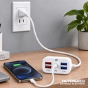 ADAPTADOR DE CARGA USB Y TIPO C