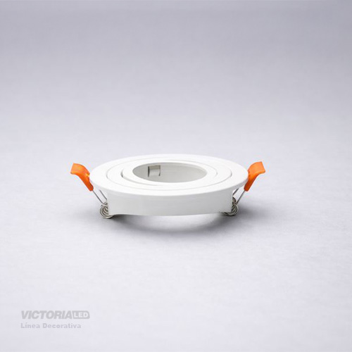 CARCASA REDONDA 92X30MM BLANCA 100U/C