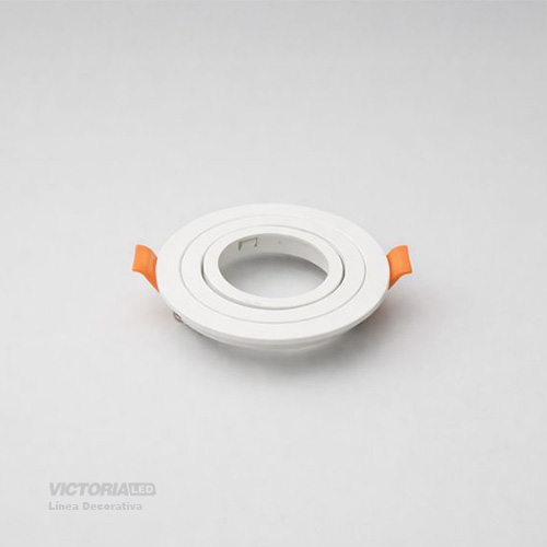 CARCASA REDONDA 92X30MM BLANCA 100U/C