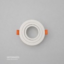 CARCASA REDONDA 92X30MM BLANCA 100U/C