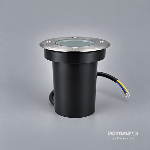 CARCASA PARA PISO RODONDO 1*MR16 IP67 20U/C