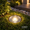 CARCASA PARA PISO RODONDO 1*MR16 IP67 20U/C