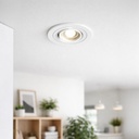 CARCASA REDONDA 92X30MM BLANCA 100U/C