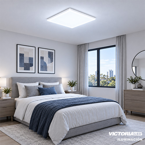VICTORIA LED PANEL SIN BORDE 36W EMPOTRABLE CUADRADO 10U/C