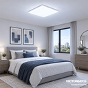 VICTORIA LED PANEL SIN BORDE 36W EMPOTRABLE CUADRADO 10U/C