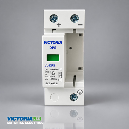 PROTECTOR CONTRA SOBRETENSIONES 2P 500/600DC 20-40KA