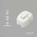 INTERRUPTOR SIMPLE SOBREPUESTO BLANCO 10U/C